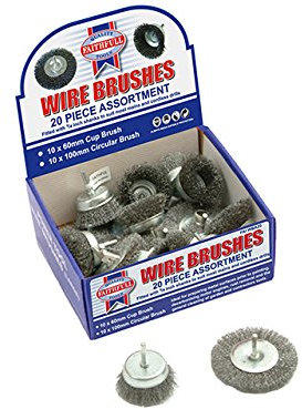 Faithfull Wire Brush Assortment 20 piece
