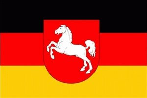Niedersachsen Fahne Flagge Grösse 1,50x2,50m XXL