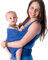 CuddleBug Baby Tragetuch Neugeborene - Weiches & elastisches Tragetuch - Babytrage ab Geburt - Baby Tragegurt in Einheitsgröße - Baby Carrier - Tragetuch Baby Neugeboren 3-15 kg