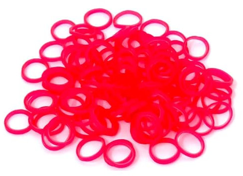 Hundehaargummi pink 100 Stück