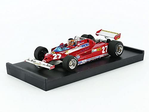 Ferrari126ck Turbo GP Italia 1981 Gilles Villeneuve #27 + Pilota 1:43 2005 R390CH