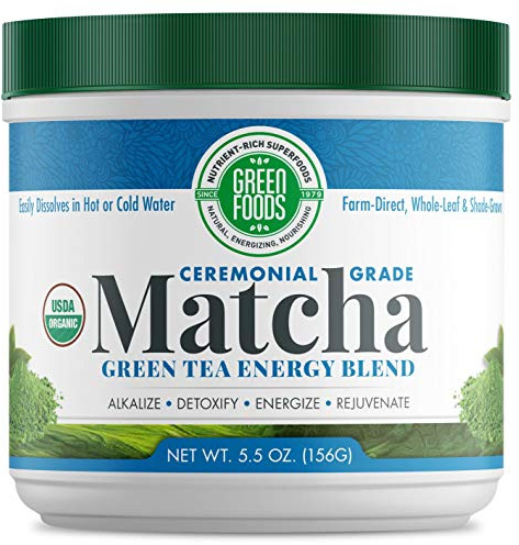 Organic Matcha Green Tea, 5.5oz (156 g) - Green Foods