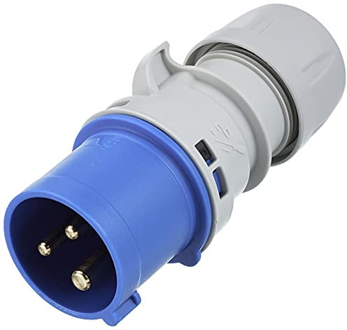 Cartrend Caravan 40556L Caravan-CEE-Stecker 16A blau/grau, 3-polig