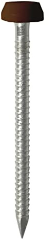 TIMCO PN25M Polymer Headed Nail 25mm - Mahogany (Box of 100)
