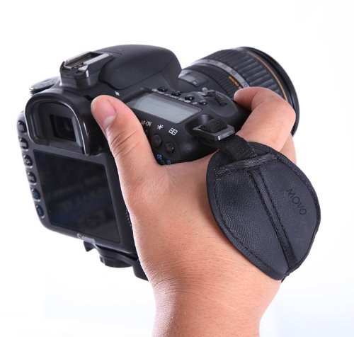 Movo Photo HSG-4 SecureMe Padded Grip Strap for DSLR Cameras - Prevents droppage and stabilizes video