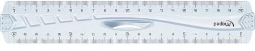 Maped 242120 200mm Plastica, Traslucido 1pezzo(i) righello