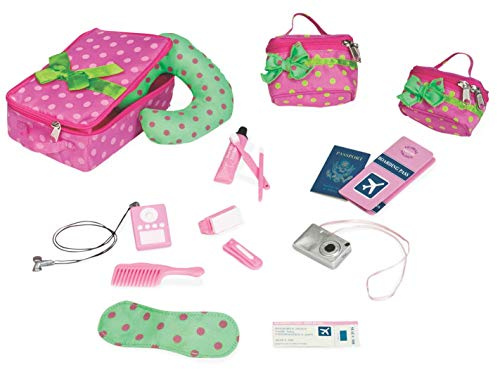 Our Generation - Reisegepäck und Reiseset - 46 cm Puppe Zubehör - Koffer & Handgepäck - Reise-Spielzeug - Vorgetäuschtes Spiel - Spielzeug für Kinder ab 3 Jahren