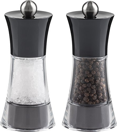 Trudeau 19,1 cm Moulin à poivre avec broyeur en céramique 5 inch salt and pepper mill noir