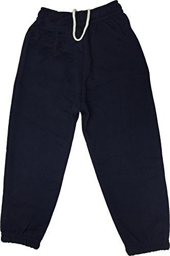 Ayra: Boys Girls Childrens Kids School PE Fleece Jogging Tracksuit Bottoms Trousers (13 Years, Navy)