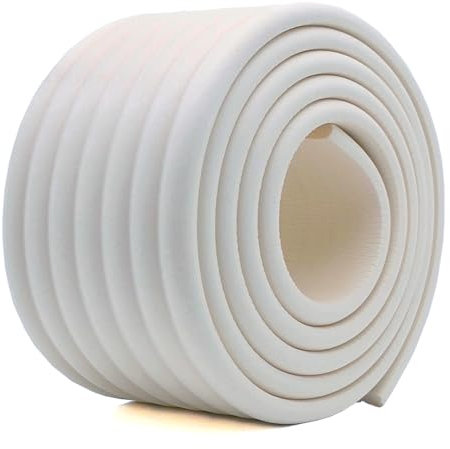 M2cbridge Multifunctional Edge and Corner Guard Coverage Baby Safety Bumper DIY 2m (Rice white)