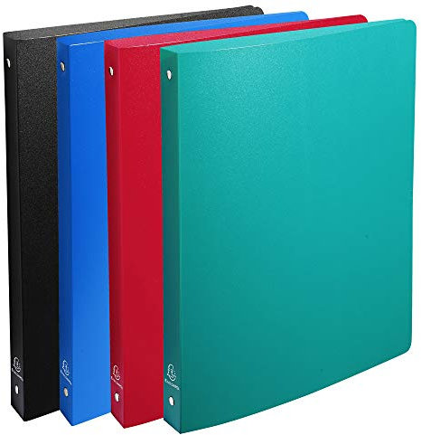 Classeur 4 anneaux 20 mm polypropylene opaque - a4