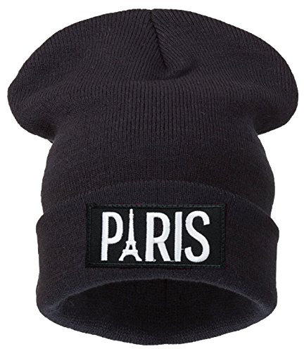 4sold Paris London Jor23an Beanie Mütze Bad Hair Day alle Hüte jetzt über 200 Artikel nur von Marke Gr. Einheitsgröße, Paris ( schwarz )