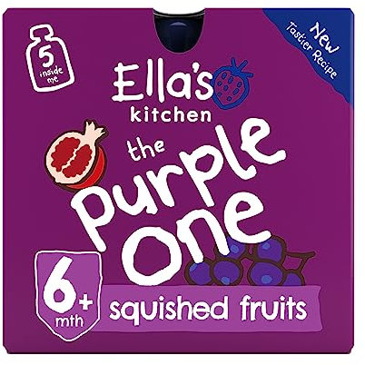 Ella's Kitchen The Purple One Fruit Smoothie, 5 x 90g