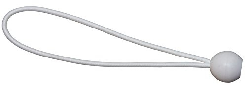8 Premium White Ball Bungies Package of 100