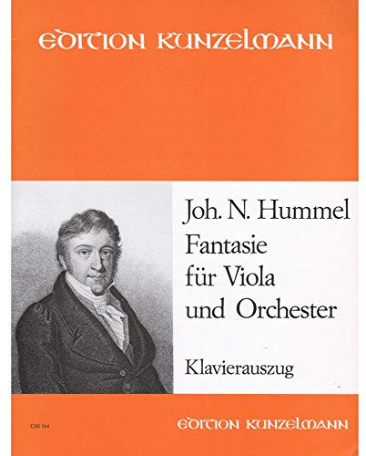 Hummel, Johann Nepomuk: Fantasie für Viola und Orchester : für Viola und Klavier