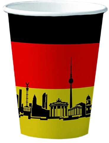 Pappbecher Deutschland 10er Pack
