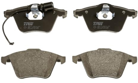 TRW GDB1809 Brake Pad Set of 4 Compatible for Volkswagen Golf VI (5K1) 2008-2014 Front Axle and Other Vehicles