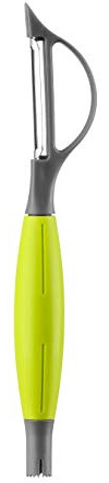 Premier Housewares Plastic Vegetable Peeler, Lime Green