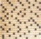 conwire Glasmosaik Quadrat Crystal/Stein/Resin mix beige/beige matt Glas Naturstein Ornament Fliesenspiegel, Mosaikstein Format: 15x15x8 mm, Bogengröße: 322x305 mm, 10 Bögen