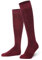 Mysocks Calzini alti al ginocchio Costola Borgogna