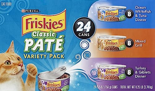 Purina Friskies Classic Pate Katzenfutter, 61-14 ml Dosen