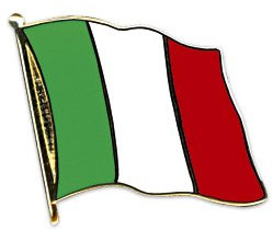 Buddel-Bini Versand Pin Anstecker Flagge Fahne Italien Flaggenpin Badge Button Flaggen Clip Anstecknadel