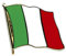 Buddel-Bini Versand Pin Anstecker Flagge Fahne Italien Flaggenpin Badge Button Flaggen Clip Anstecknadel