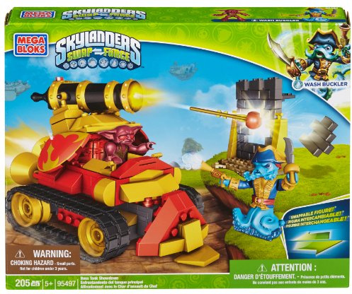 Mega Bloks 95497 - Skylanders Boss Tank Showdown, Konstruktionsspielzeug