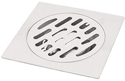 sourcingmap Kitchen Bathroom Shower Sink Square Floor Drain Waste Grate Strainer