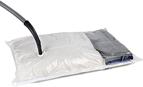 WENKO Vakuum Aufbewahrungssystem 135 x 90 cm - Vakuum Aufbewahrungsbeutel, Polyethylen, 90 x 135 cm, Transparent