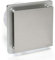 STERR Silver Bathroom Fan 5 inches / 150 mm - Extractor Fan - Stainless Steel Front - Modern Look - BFS150-S - 25 W