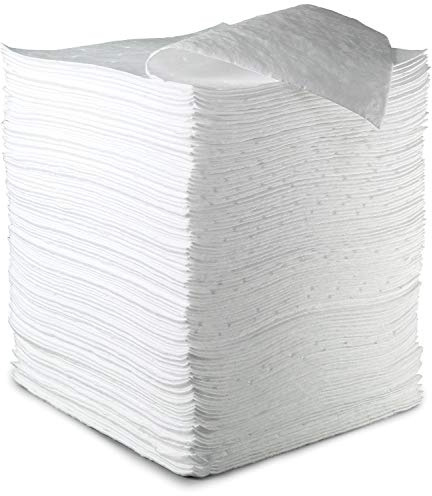 3M Petroleum Sorbent Pad HP-156, High Capacity, White
