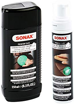 Sonax Premium Class Lederpflegecreme, 250ml + Sonax Premium Class Lederreinger, 250ml, SET