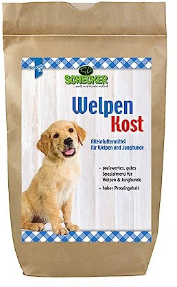 Schecker Trockenfutter - Welpen Kost mit Geflügel - 12 kg - Welpenfutter - hoher Proteingehalt