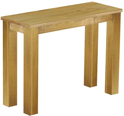 Barbank 100 cm Rio Classico Brasil Pinie Massivholz Hochbank Konsolentisch Holzbank - Größe und Farbe wählbar Brasilmöbel