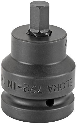 Elora Kraft-Schraubendreher-Einsatz, 1 Zoll, Innen-Sechskant, 17 mm, 792IN-17