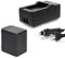 Akku Ladegerät kompatibel mit Panasonic HC-V180 V270 V380 V510 V727 V777 V757 Ersatz ACCU VW-VBT380 mit 3500mAh Li-ion (Nicht für VXF11 VX11 V808)