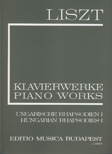 LISZT - Rapsodias Hungaras Completas 1º: (nº 1 a 9) para Piano (Gardonyi/Szelenyi)