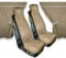 Lampa Melissa Innenraum-Set Mikrofaser Sitzbezüge und Gardinen in beige