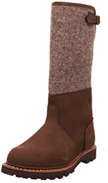 Hanwag M Räven Ii Braun - Zwiegenähter isolierender Lammfell Herren Winterstiefel, Größe EU 44 - Farbe Erde