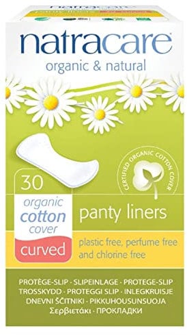 Natracare Organic Curved Panty Liners 30 pcs
