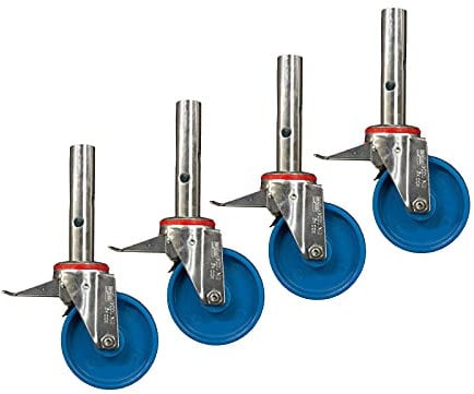 Krause 714169 Fahrrollensatz 4 Stck., Ø 125 mm