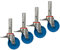 Krause 714169 Fahrrollensatz 4 Stck., Ø 125 mm