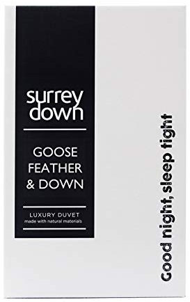 Surrey Down Home White Goose Feather And Down Duvet/Quilt, 4.5 Tog, King