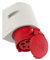 CEE-Wandsteckdose, 5polig , 16A