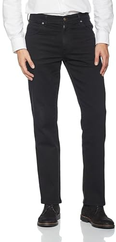 Wrangler Herren Durables Regular Fit Jeans, Schwarz (Black), 33W / 36L