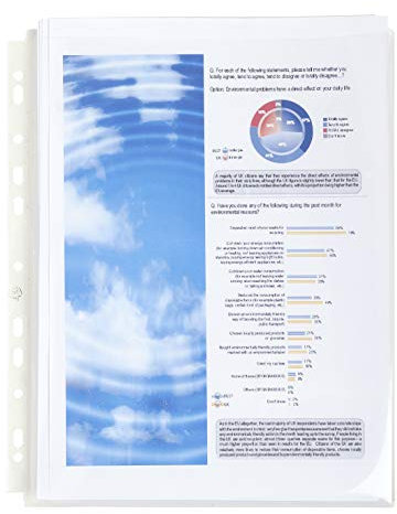 Exacompta 5507E 10er Pack Premium PP-Kunststoff Prospekthüllen. Für DIN A4 transparent glasklar oben offen Klarsichtfolie Plastikhülle Klarsichthülle ideal für Ordner Ringbücher und Hefter
