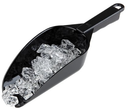APS - Modelo : 93192 - Pala Para Hielo Negra - Dimensiones : 10 X 6 X 29 Cm - Volumen : 700 Ml
