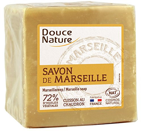 Douce Nature Weiße Marseille Seife, 300 g, weich, Natur