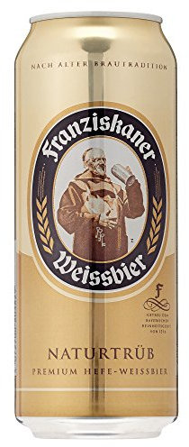 24 Dosen Franziskaner Hefe Weißbier naturtrüb a 0,5L Liter Bier inc. 6.00€ EINWEG Pfand